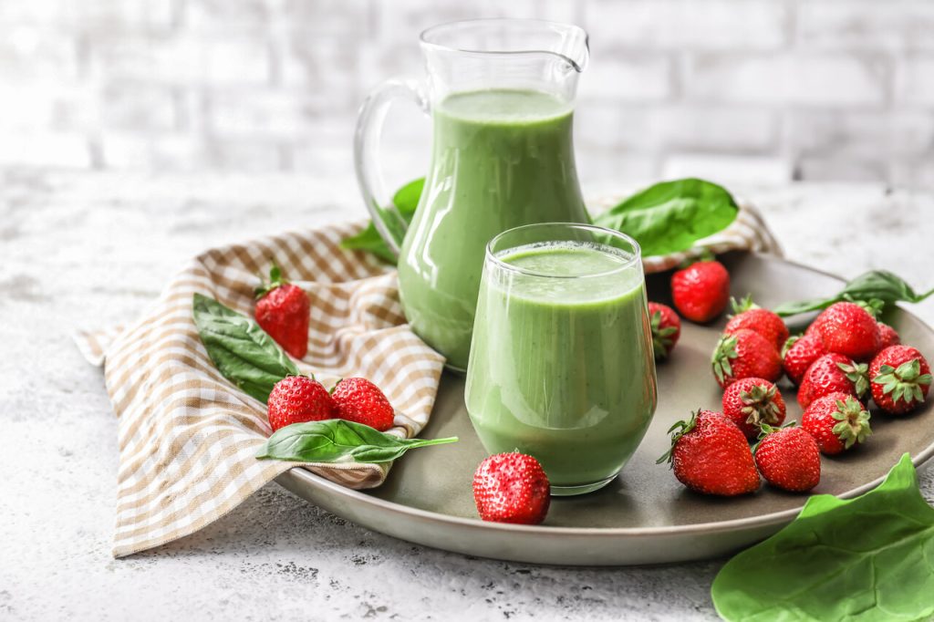 Strawberry Spinach Smoothie