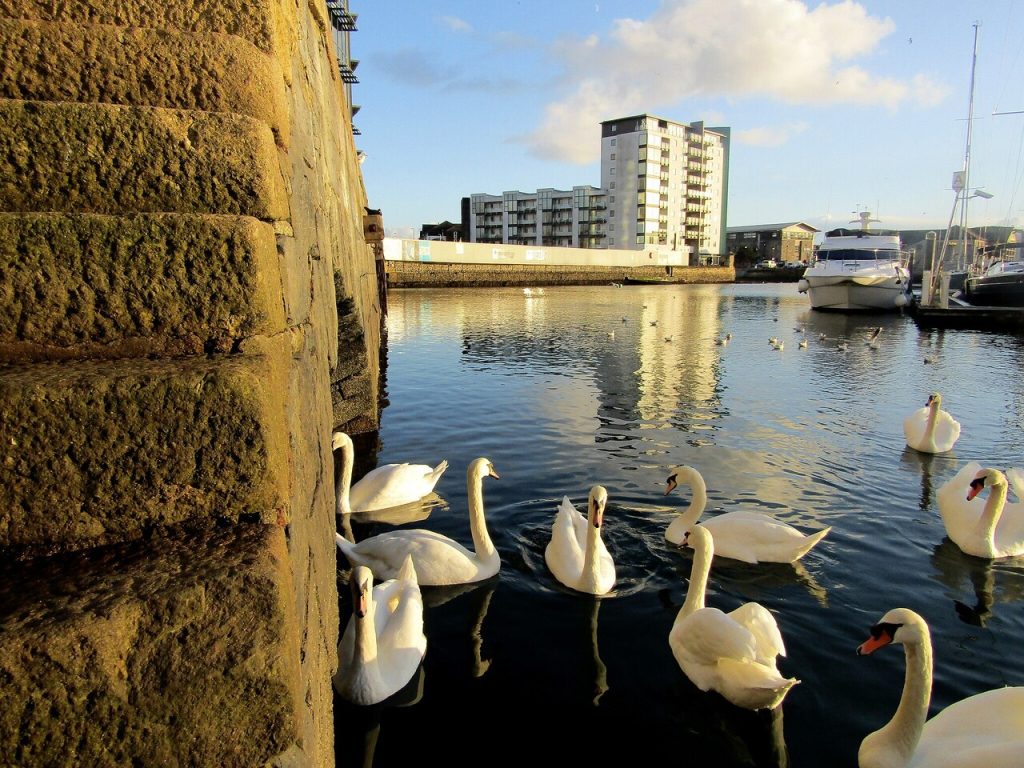 Sutton Harbour, Plymouth, England