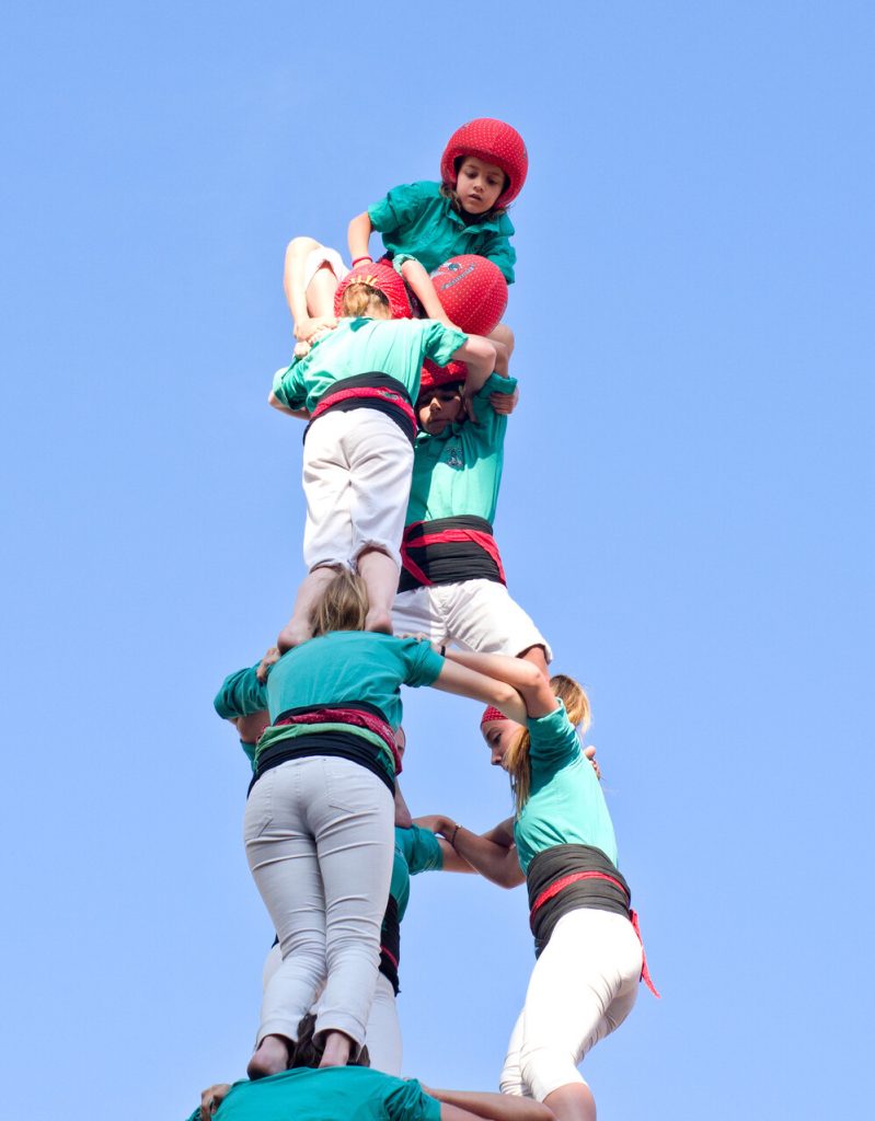 Human Pyramid Races