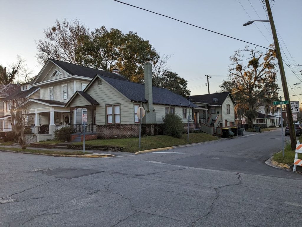 Savannah, Georgia, in Winter