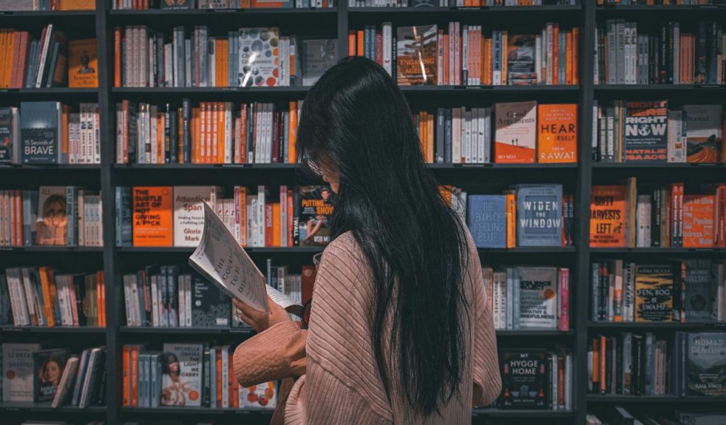 Getting Lost in a Library or Bookstore