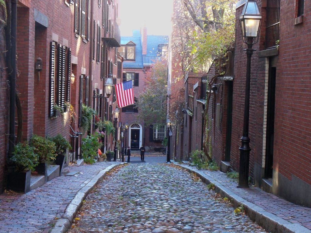 Acorn Street (Boston, USA)