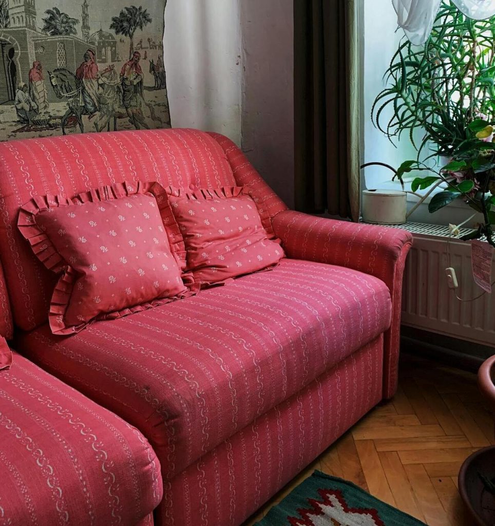 Floral or Patterned Couch