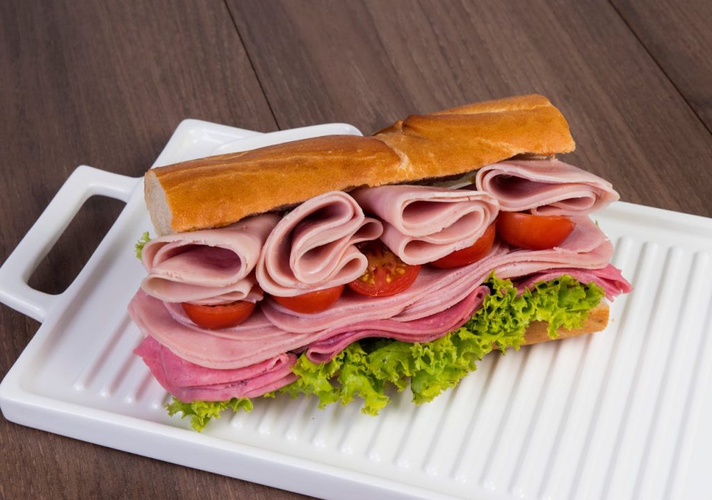 Deviled Ham Spread Sandwiches