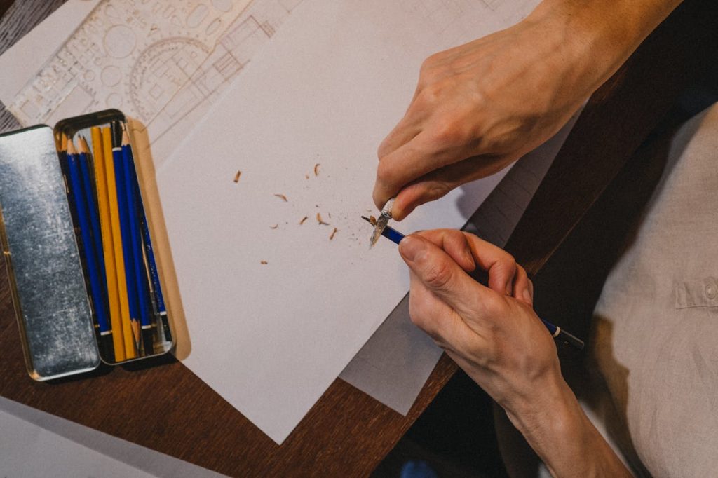 Pencil sharpening perfectionism