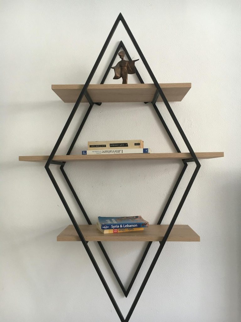 Use wall-mounted floating shelves