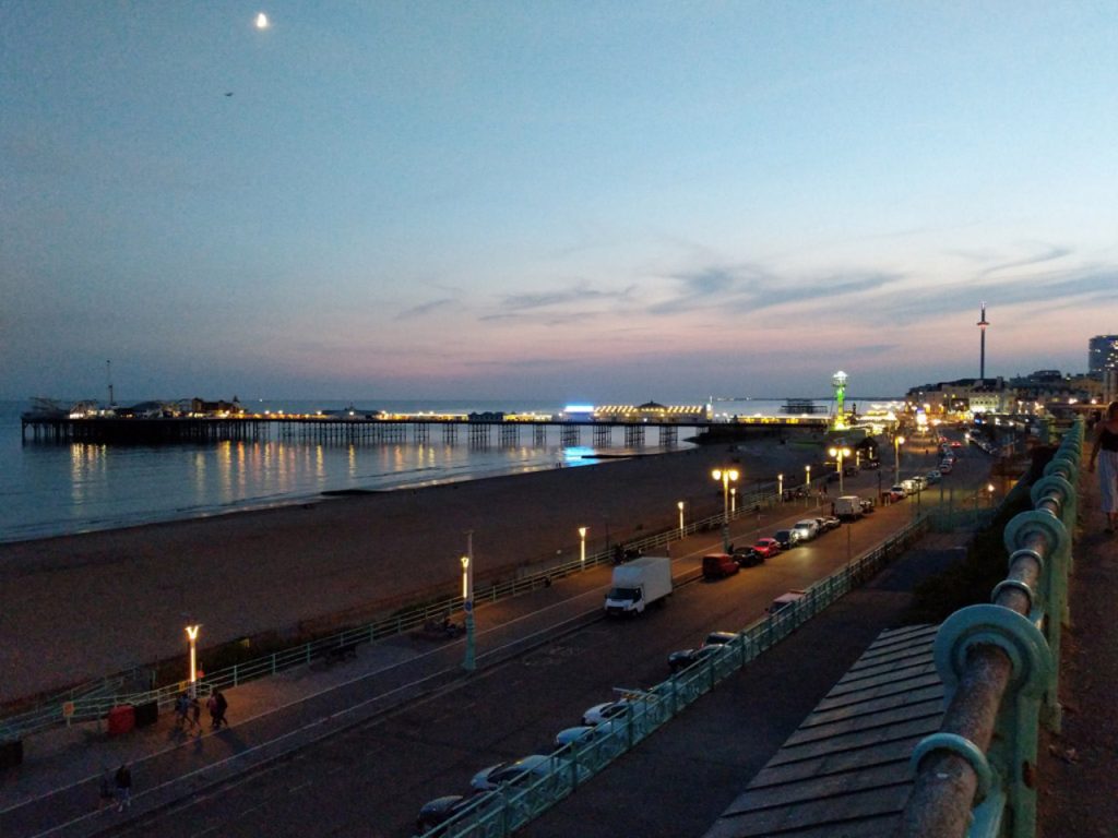 Brighton Palace Pier and Seafront, England