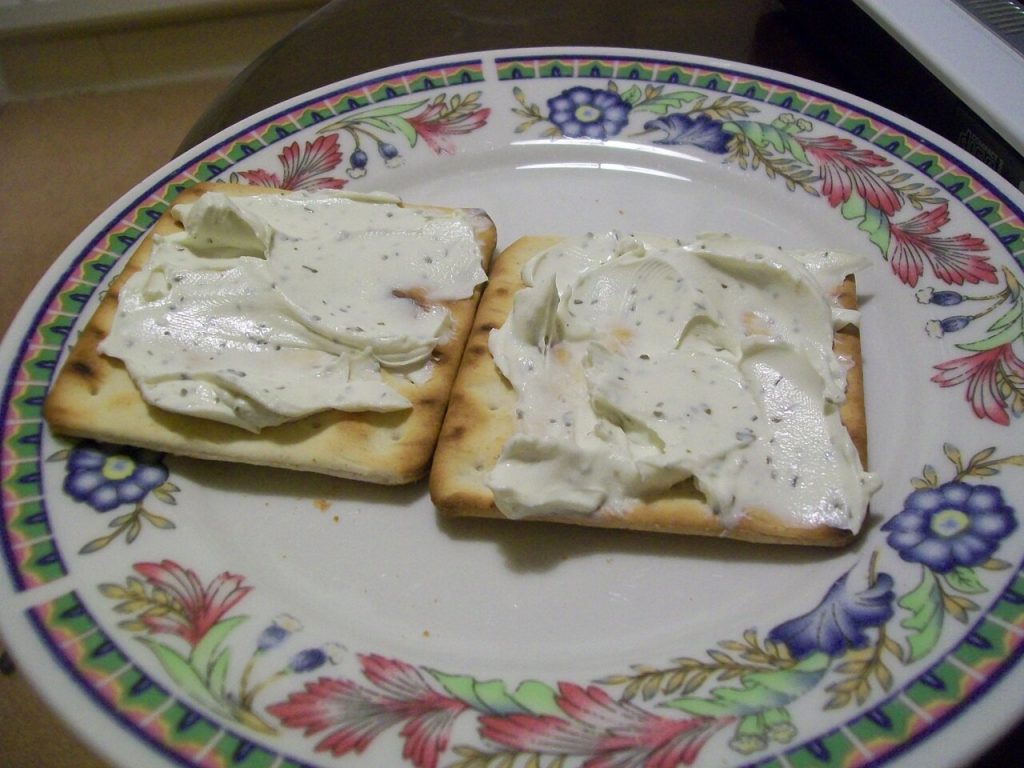 Crackers and Cream Cheese