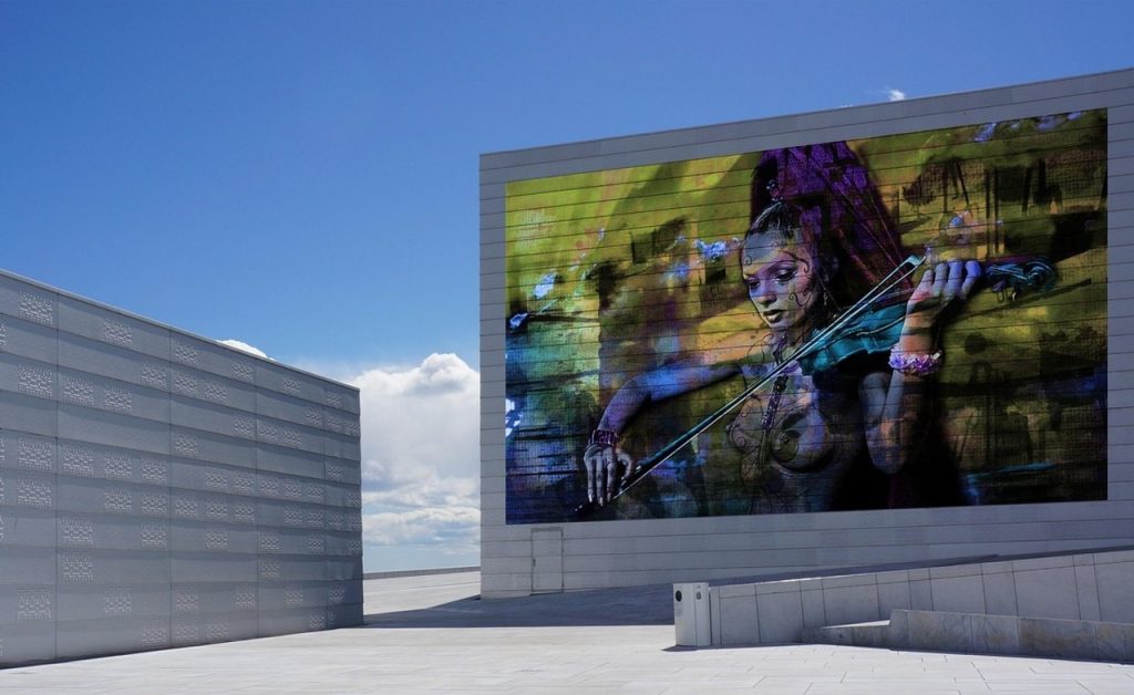The Roof Garden at Oslo Opera House