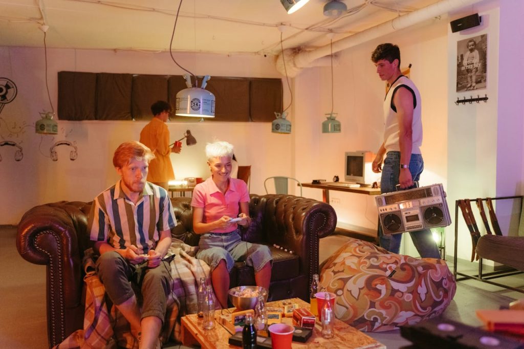 Beanbag Chairs Created the Perfect Hangout Spot